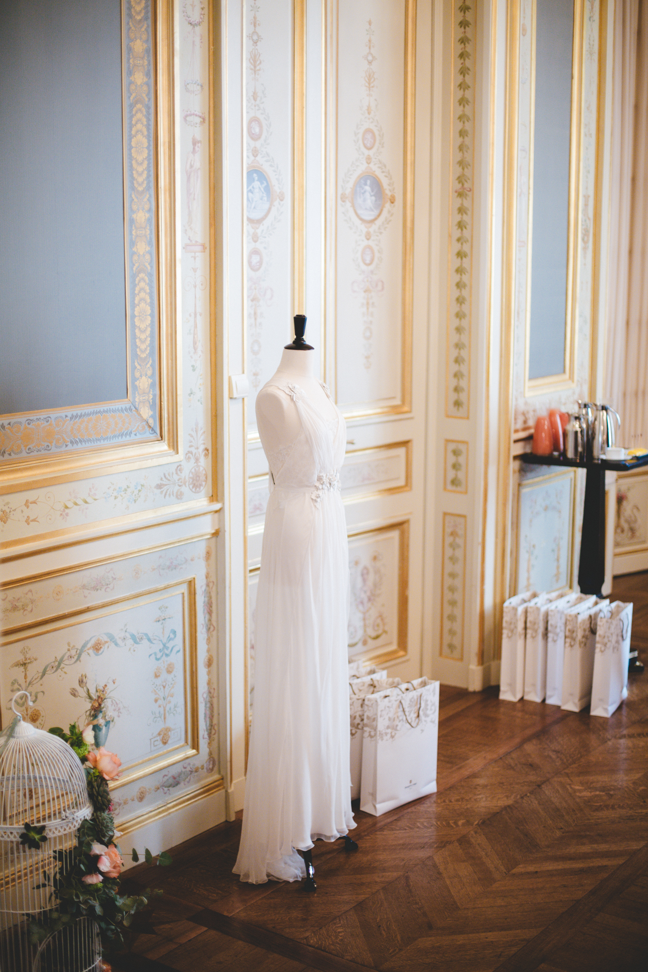 Robe issue de la collection « Maria Luisa Mariage pour le Printemps »