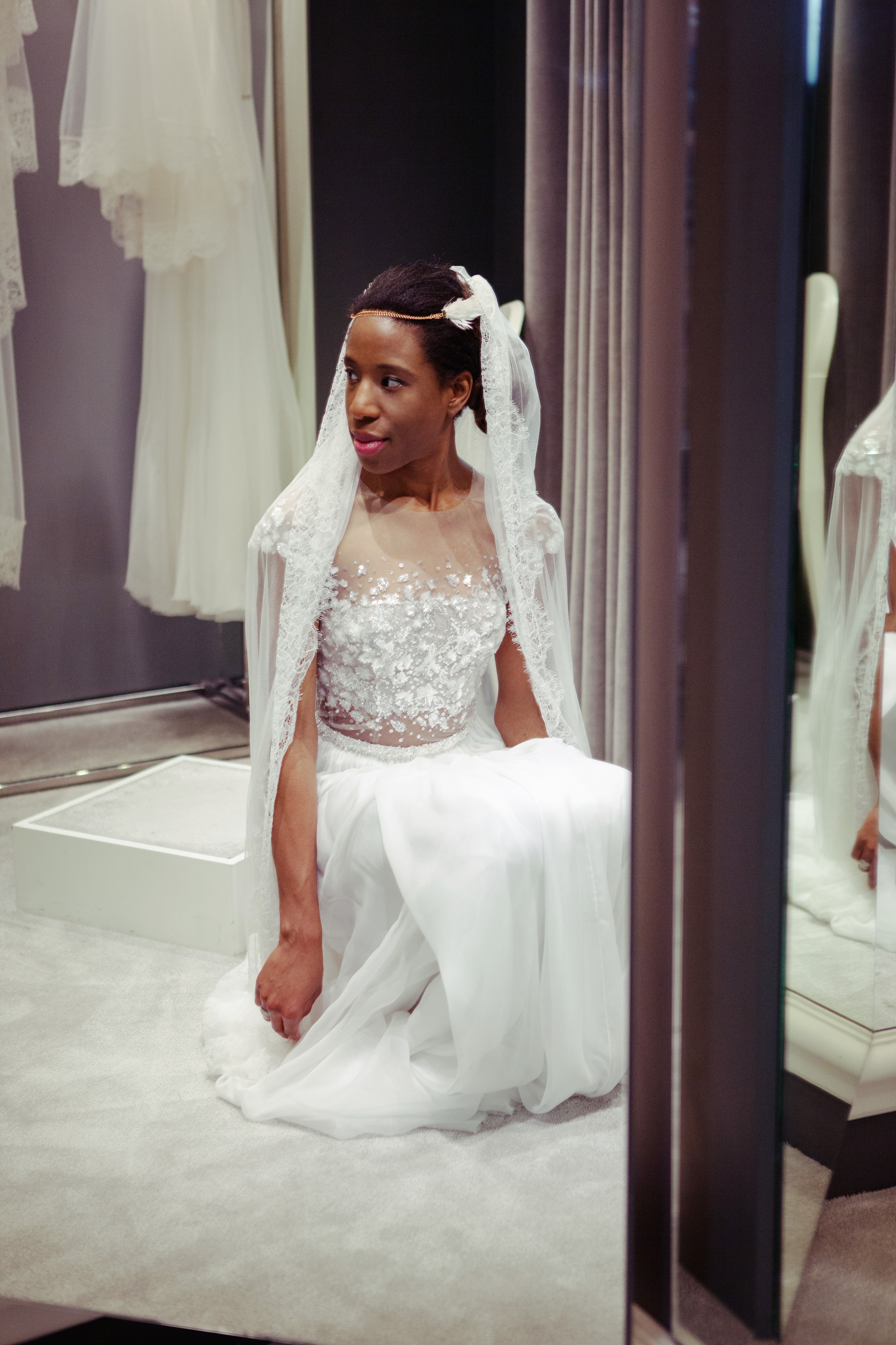 cheap bridal veil